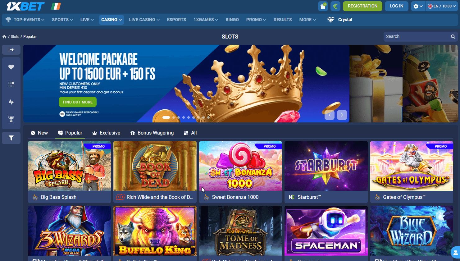 El casino 1xBet está regalando generosos bonos de bienvenida y hasta 150 giros gratis