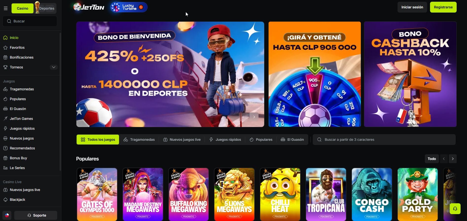 Jetton Games ofrecerá a los jugadores un bono del 425% y 250 giros gratis